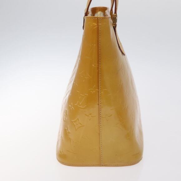 LOUIS VUITTON Monogram Vernis Houston Hand Bag Beige M91004 - Picture 5 of 13